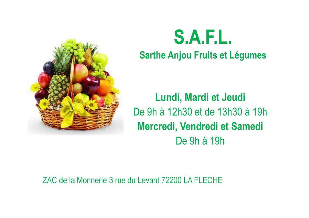 SAFL - Sarthe Anjou Fruits et Légumes